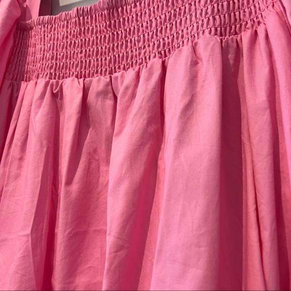 H&M Pink Cotton Maxi Dress NEW - Picture 5 of 8